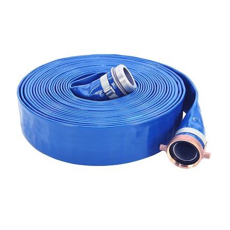 Udp Abbott Rubber PVC Discharge Hose 1-1/2 in. D X 25 ft. L HA3803002